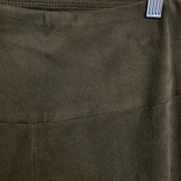 J. McLaughlin forest green faux suede leggings, women’s size XS - Picture 5 of 7